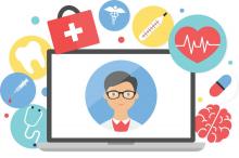 Illustration of telemedicine